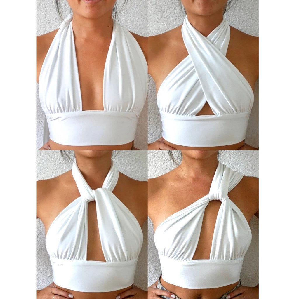 Damen Halterneck Top – Rückenfrei & Kurz | Vielseitiges Sommer-Camisole